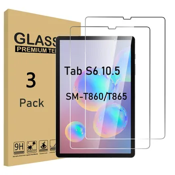 (3 опаковки) Закалено Стъкло За Samsung Galaxy Tab S6 10.5 2019 SM-T860 SM-T865 T860 T865 Защитно Фолио за екрана на таблета