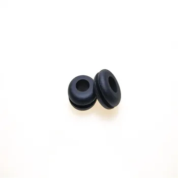 Безплатна доставка на 200 бр., вътрешен диаметър 4,5 мм, отвор 8 мм, GM-8, пръстени от силиконов каучук черен цвят