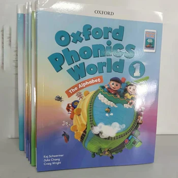Oxford Акустика World Колекция от истории за изучаване на английски език за деца, книги за ранно обучение, работна тетрадка, обучение за учениците