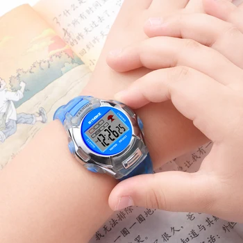 SYNOKE детски Модни часовници силиконови светещи цифров часовник с led дисплей Спортни детски часовници за момчета и момичета, Relojes