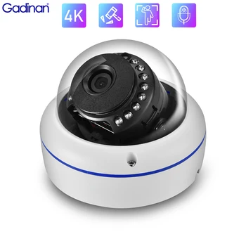 Gadinan 4K POE уеб камера за видео наблюдение 8MP Сензор 1/2,8 