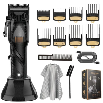 Нова машина за подстригване Професионален фризьорски машина за подстригване на коса Електрическа машинка за подстригване на коса с Регулируема машина за коса за мъже 653