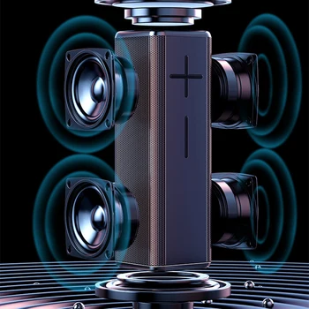 V13 Bluetooth говорител на събуфъра начало безжичен преносим Tws серия Hifi Качество на звука 5,0 Говорител 20 часа възпроизвеждане с висока сила на звука