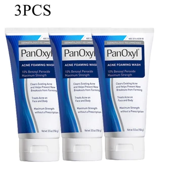 3ШТ PanOxyl Пенящееся Средство За измиване на лицето от акне На лицето, бензоил пероксид 10% от Максималната сила на Антимикробното Почистване и Unclogged още по-Дълбоко Почистване