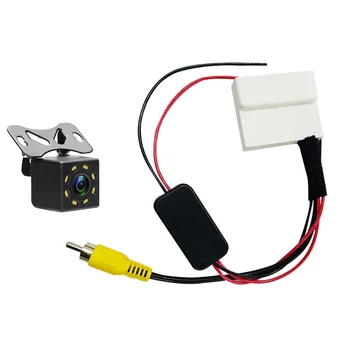 или кабел-адаптер за камера за задно виждане за NISSAN гръб задържане на камерата теглене на кабели с 8 светодиода на камерата за обратно виждане