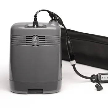 Airsep Удобен преносим кислороден концентратор обем 2 л, медицинска кислородна машина, акумулаторна за улицата И за пътуване, батерия