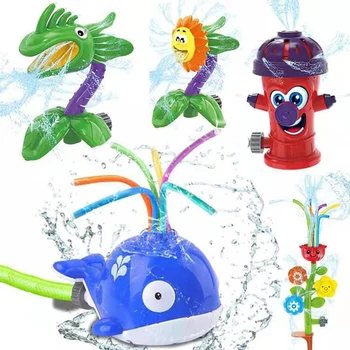 Детска играчка, Басейн с пръски вода за къпане на деца интерактивен Градински въртящи разбрызгиватель Игри, играчки за деца от 2 до 4 години