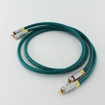 1 чифт кабели Cradas cross OCC от мед RCA, сигнални линии, аудио свързване на проводник