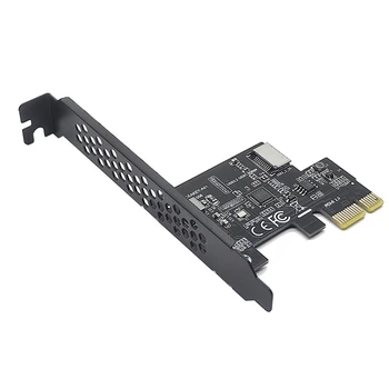 PCI Express 2.0 X1 USB 3.2 Gen1 TYPE-E Допълнителна карта Pcie Предни адаптер Type-C Странично USB3.1 Gen1 A-KEY 5 GB Карта за разширяване на
