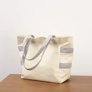 Японската холщовая дамска чанта на едно рамо с голям капацитет, хитовая цветна холщовая чанта, дамска чанта за отдих