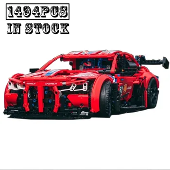 Нов M4 GT3 Need for Speed НАЙ-РАЗЫСКИВАЕМЫЕ Състезатели на Суперкарах Превозни Средства MOC-144412 Строителни Блокове, Тухли, Играчки, Подаръци За Рожден Ден За Момчета