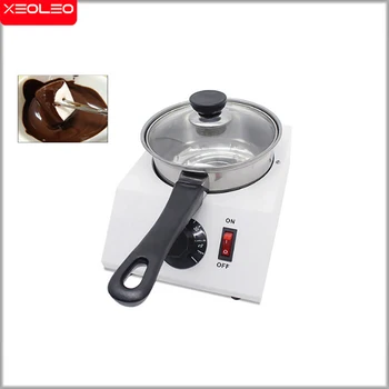 Машина за топене на шоколад XEOLEO, Захранващи темперирования за домашна мини-варено мляко/вино, тиган за растопления масло, Търговска кухненски робот