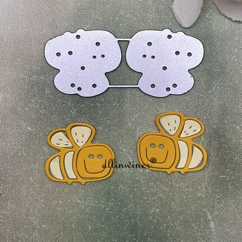 Пчела декорация на Метални режещи удари Шаблони, щанцоване за DIY Албум за scrapbooking Полагане на хартиени картички