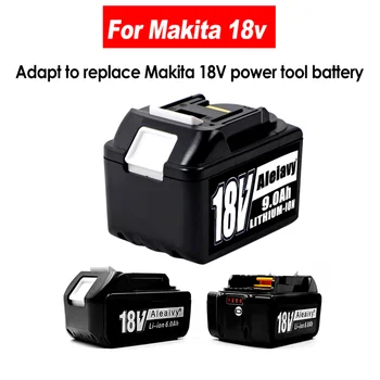 BL1860B 18V 9000mAh една Акумулаторна Литиево-йонна Батерия Сменяеми батерии за MAKITA BL1860B BL1880 BL1830 BL1850 BL1860B