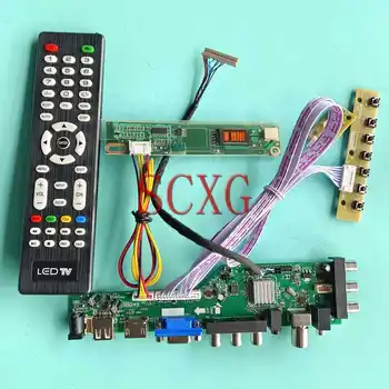 А контролер дигитален монитор DVB за LP133WX1 N133I1 N133I7 1-CCFL 1280*800 USB HDMI-Съвместими VGA AV LVDS 20-Пинов комплект 13,3