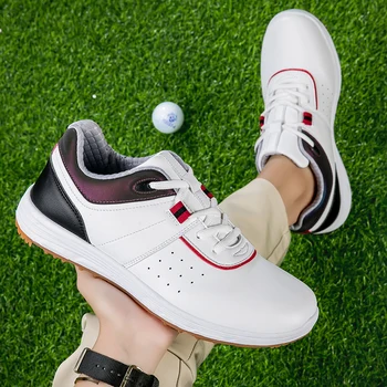 Мъжки професионални обувки за голф и Градинска спортни обувки за фитнес и пеша Мъжки устойчива на плъзгане, спортни обувки