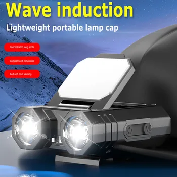 Led индукционная лампа Външен колпачковый лампа Работна светлина Тип C кабел за зареждане лампа за къмпинг Преносим авариен фенер