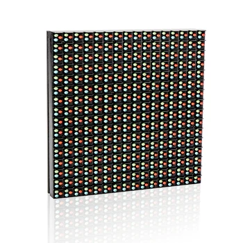 Пълноцветен led табела 160*160 мм P10 RGB с режим на сканиране 1/4 Водоустойчив програмируем външен led модул