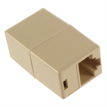 Професионален 1 бр. мини RJ-45 за Ethernet кабел CAT5 LAN порт 1 до 1 конектор сплитер адаптер за Директна доставка на