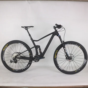 НОВ въглеродни влакна под наем 29er окачване планински комплектен под наем Карбоновая рамка за XC МТБ SLX M7100 groupset 12 Високоскоростен велосипед FM027