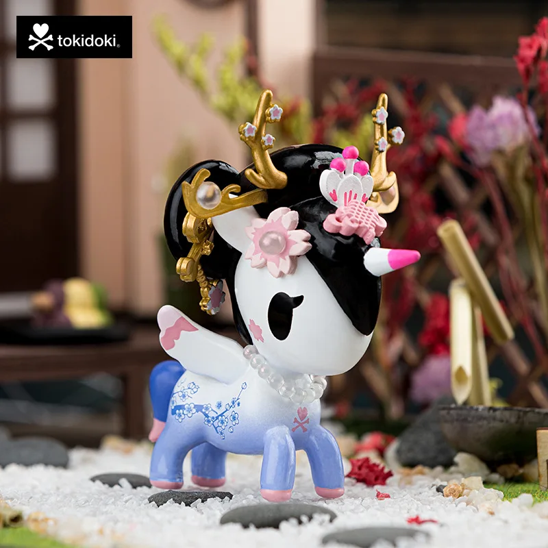 Kawaii Blind Box Специална оферта Tokidoki Unicorno Череша цветя играчки с единорогом Сладка кукла Blind Bag играчки аниме фигурки за подарък