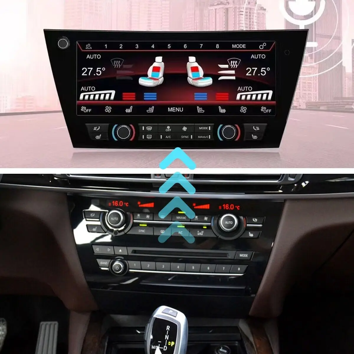 Подходящи за BMW X5 F15 2014-2018 Система за управление на климатик Тъчпад