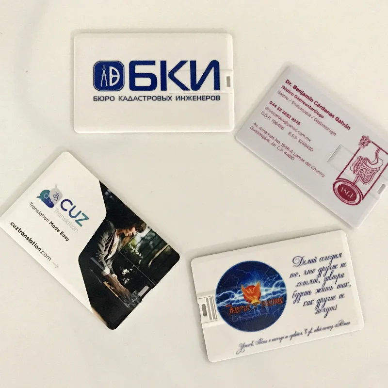 10 бр./МНОГО Рекламни стоки Сувенири Usb Стик OEM Печат лого 16 gb 32 GB 64 GB Потребителски Usb Флаш памет визитка Подарък