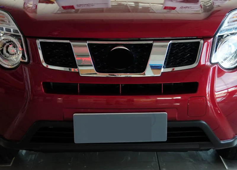 Подходящ за 2012-2013 Nissan x-trail OEM фабрика стил на предната решетка скара окото на кутията 1 бр.