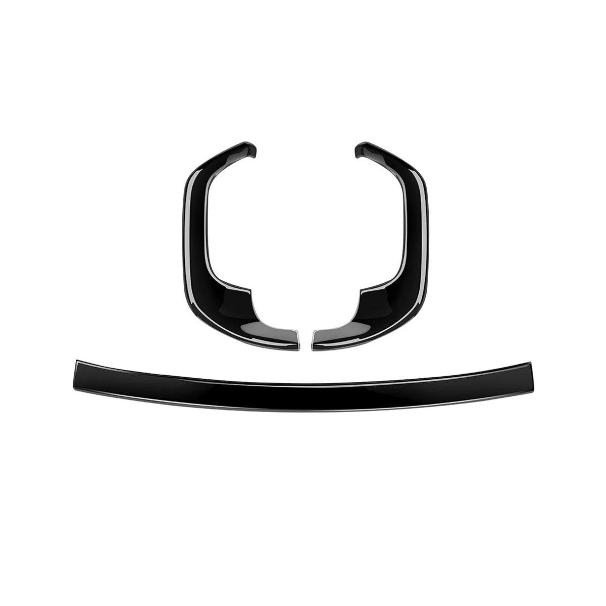 Ярко-черно предна броня Окото Централна решетка Скара Ляти ленти Накладки за Toyota Sienta 10 серия 22-23