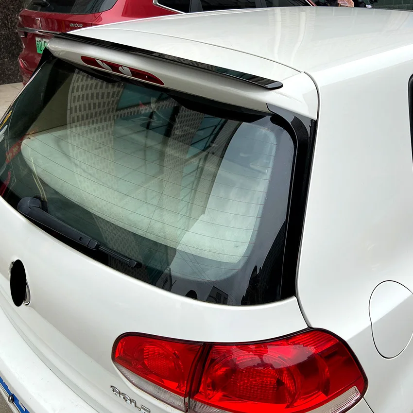 Лъскава Черна Броня Заден Спойлер на Багажника На Покрива За VW Golf 6 MK6 GTI R Max 2008-2013 Комплект Задното Крило