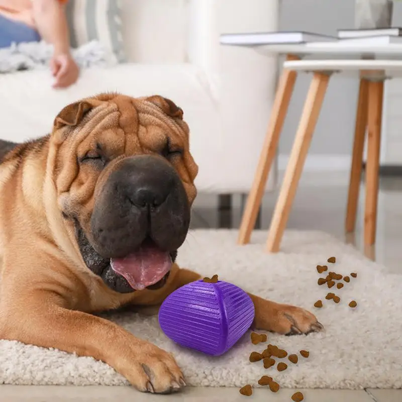 Играчки с кучешка на топката за почистване на зъбите на домашни любимци, играчки за дъвчене за кучета, топка за кучета със средни размери, забавен интерактивен диспенсер, пъзел, дъвчене за