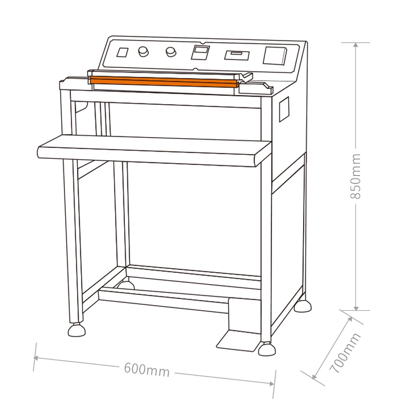 Пневматична машина за запечатване термоусадочных пакети QD-400, свиване опаковка с вырезанным ъгъл, подходяща за висококачествени цветни кутии