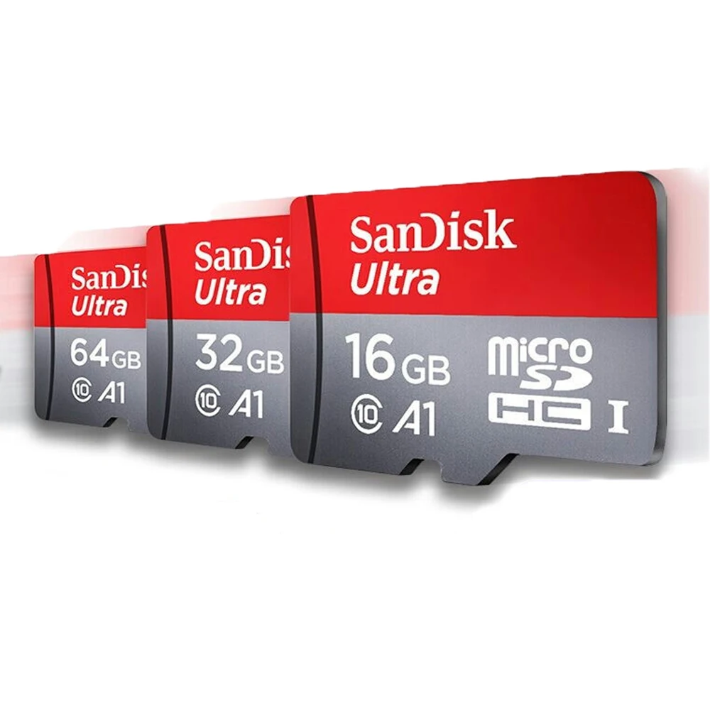 Високоскоростни карти памет SanDisk 1 TB TF/SD-карта 256G 400GB 32g 64g 128g120M/S Microsd Class10 UHS-1 flash ultra 512G камерата на телефона